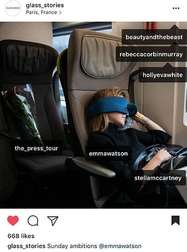 Emma Watson sleep master mask